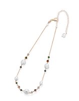 Collana Lelune Donna LELUNE GLAMOUR in Argento Perla LGNK400.1